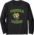 Marvel Comics Retro Classic Trouble Maker Loki Chibi Shot Long Sleeve