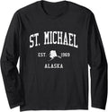 St. Michael AK Vintage Athletic Sports JS01 Long Sleeve