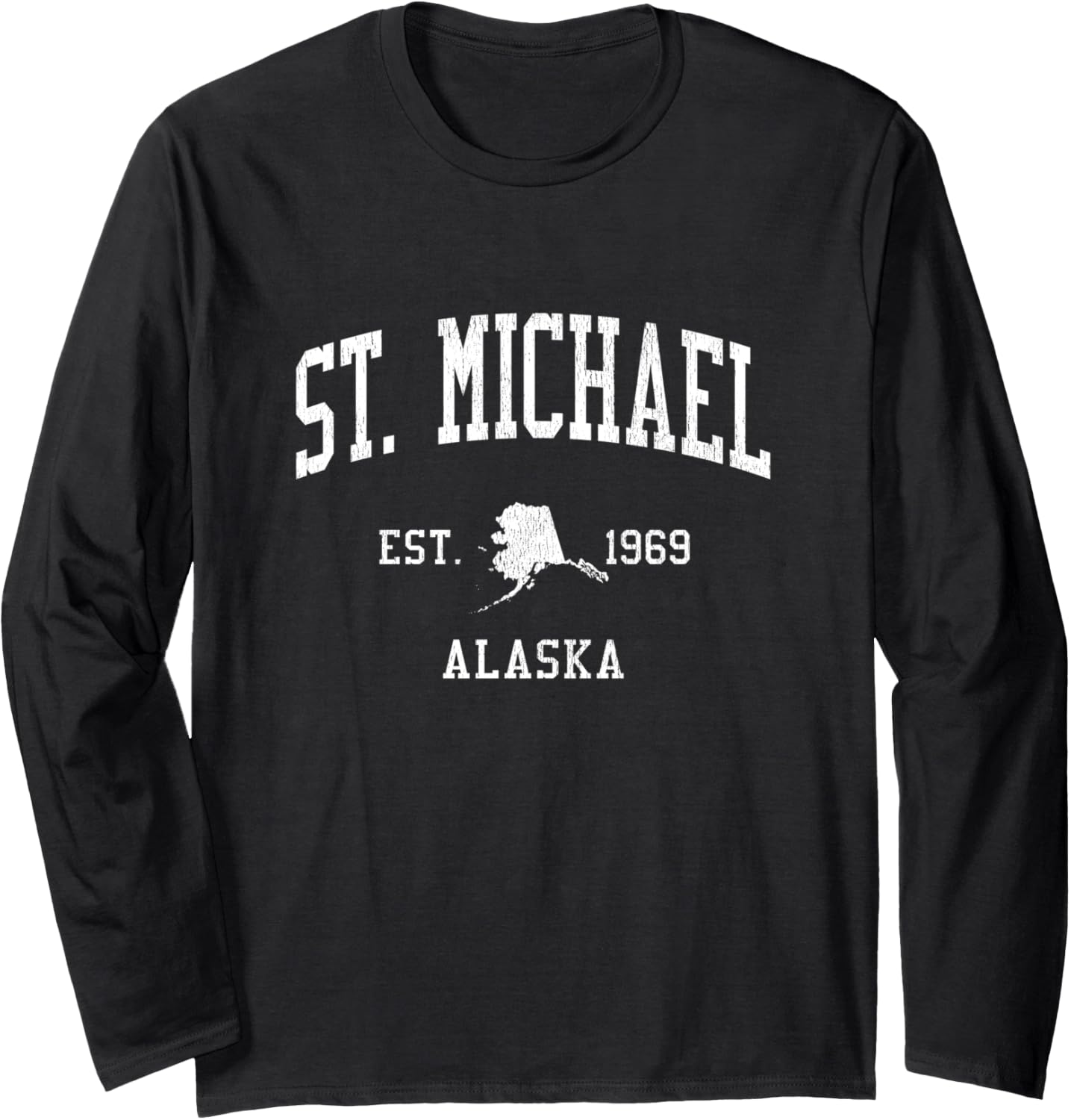 St. Michael AK Vintage Athletic Sports JS01 Long Sleeve
