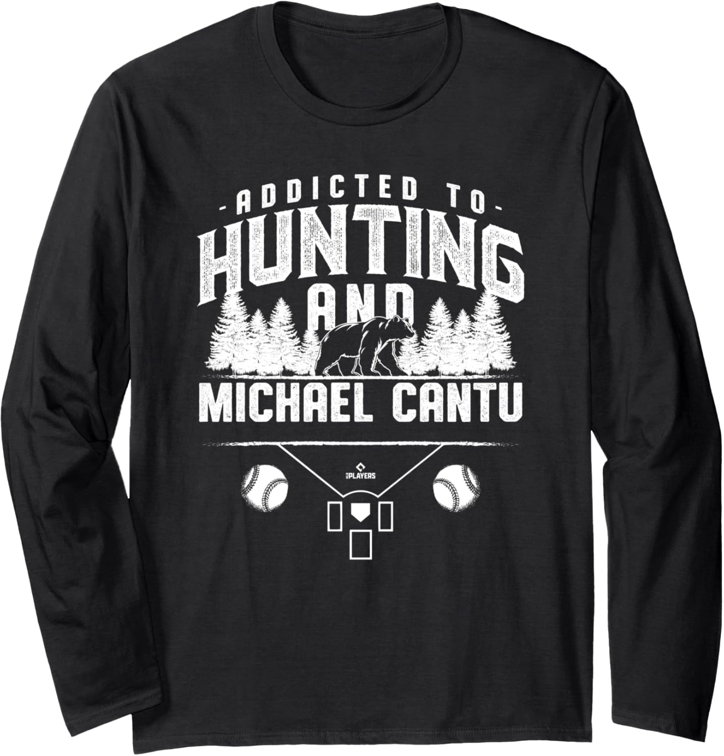 Bear Hunting and Michael Cantu Prospect Baseball Fan Gear Long Sleeve
