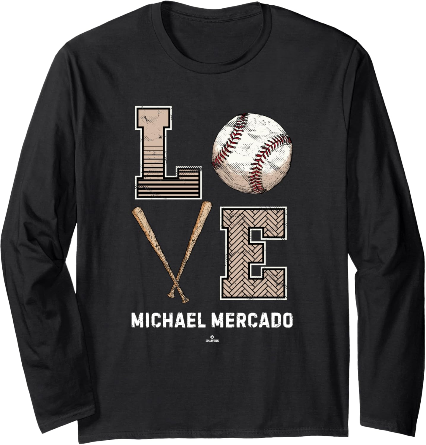 Baseball Love Michael Mercado Prospect Baseball Fan Gear Long Sleeve