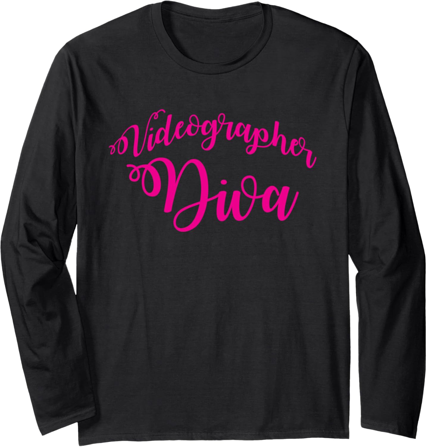 Videographer Diva Videography Filmmaker Gift Long Sleeve