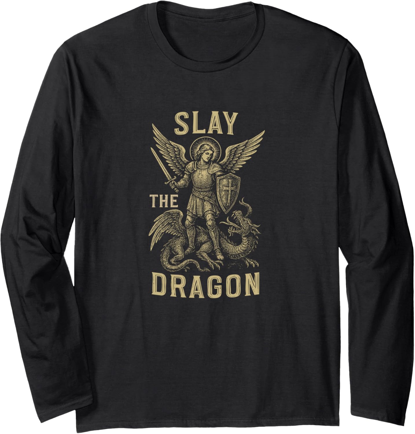 St. Michael The Archangel Catholic Graphic Long Sleeve