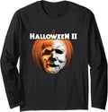 Halloween II Michael Myers Pumpkin Long Sleeve