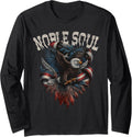 Noble Soul and Souring Strength Patriotic American Eagle USA Long Sleeve