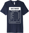 quilt maker Nutrition Facts Sarcastic Premium
