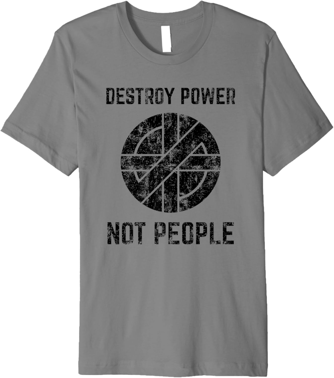 Vintage Punk Rock Destroy Power Not People Premium