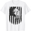 4th july American Patriotic eagle flag US American Women Men