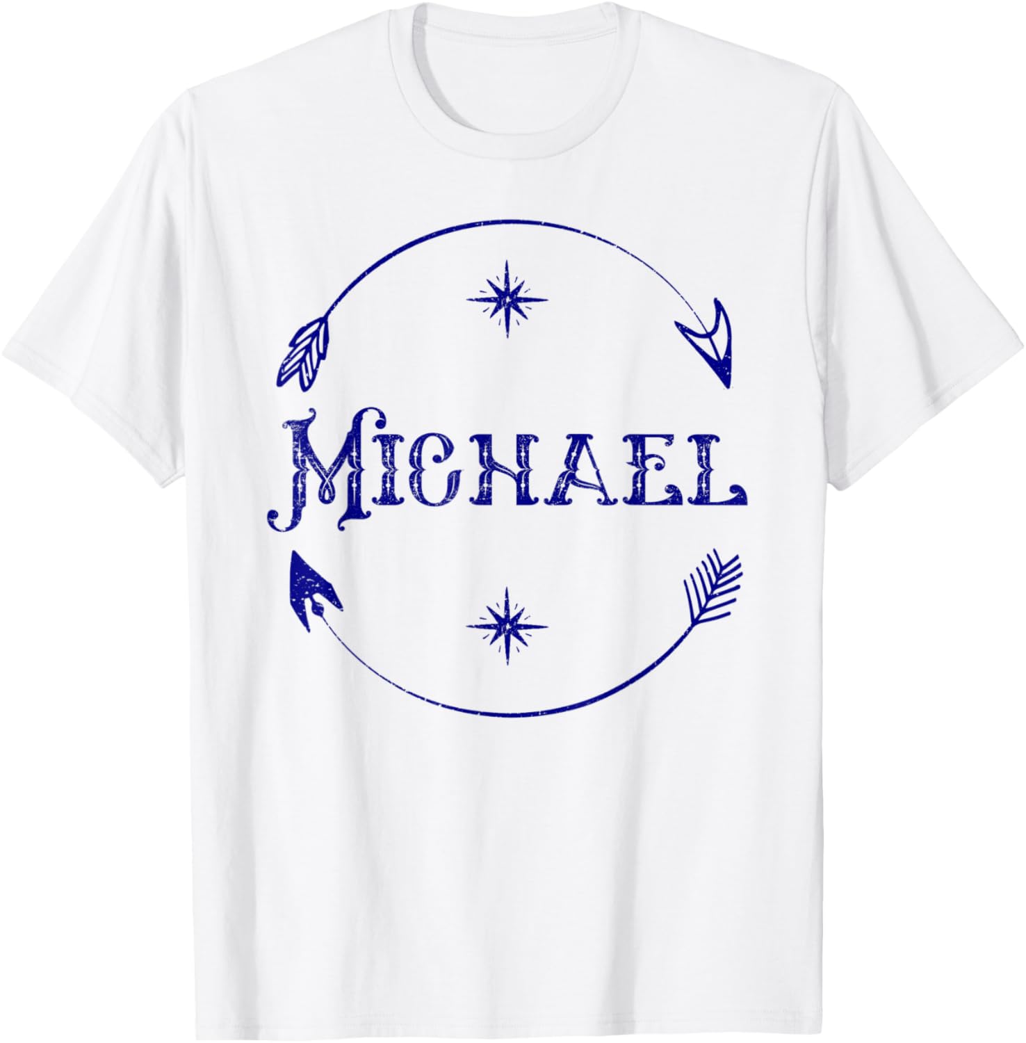 Vintage Michael Name Retro Birthday First Initial Michael