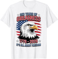 250 Years of Greatness - Bald Eagle USA Flag Freedom