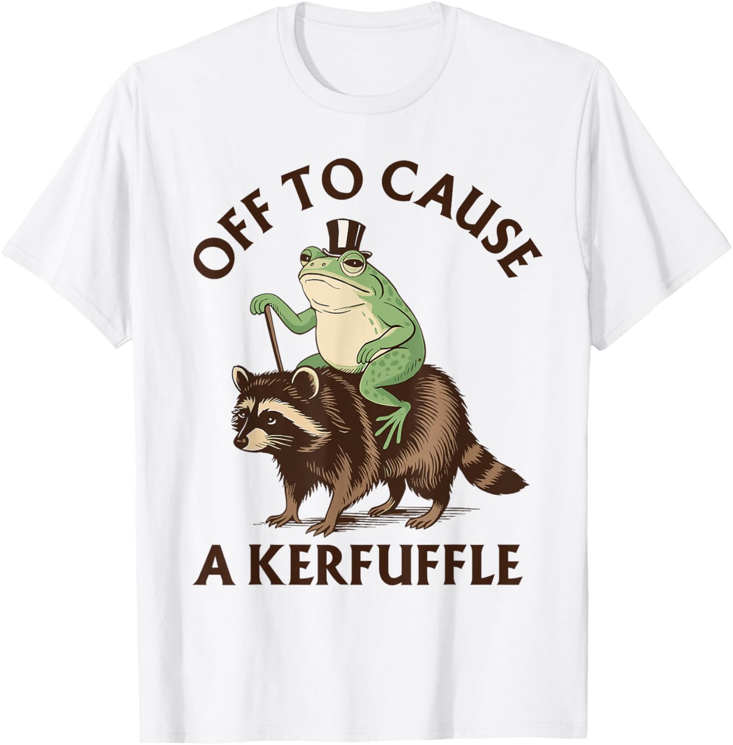 Off to Cause A Kerfuffle Frog Meme Troublemaker Weirdcore