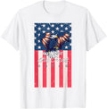 4th of July American Flag Patriotic Eagle