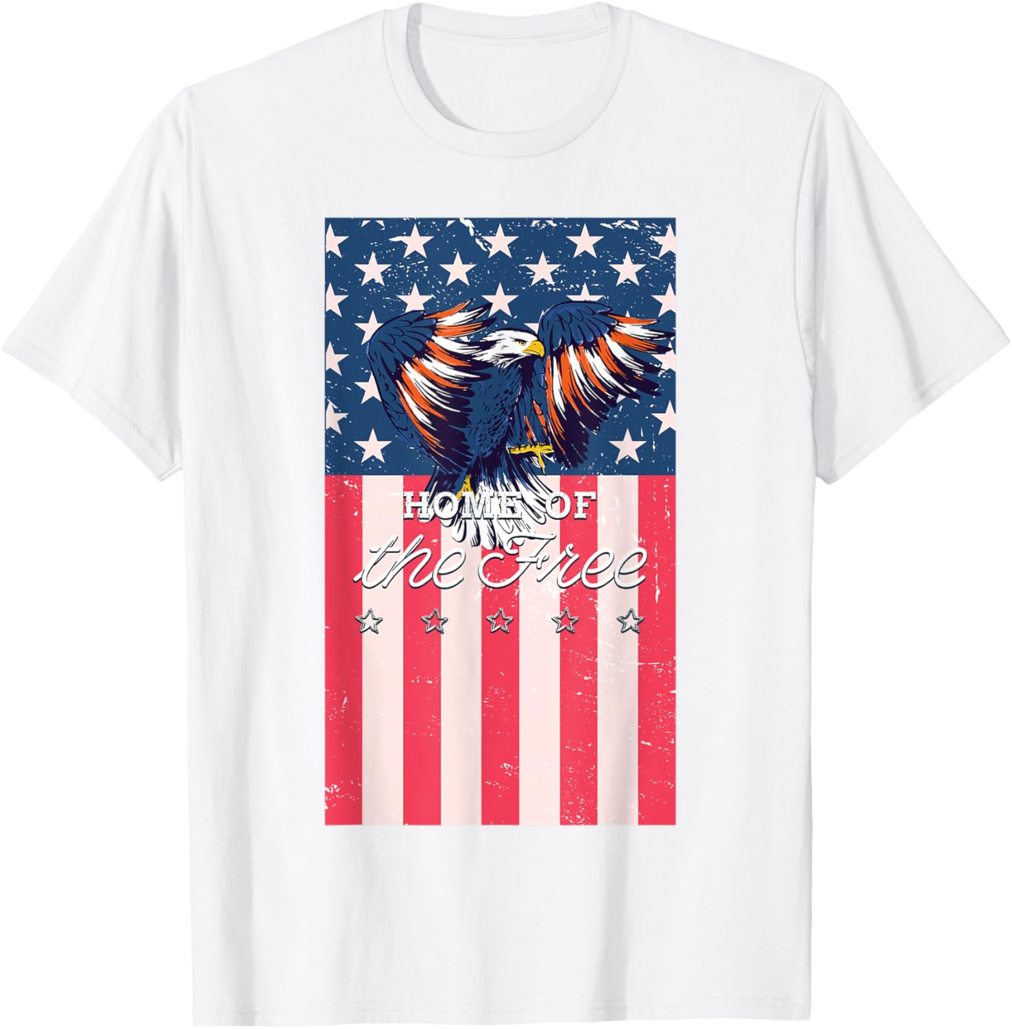 4th of July American Flag Patriotic Eagle