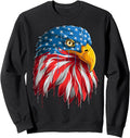 Patriotic American Eagle And USA American Flag T-Shirt Sweatshirt