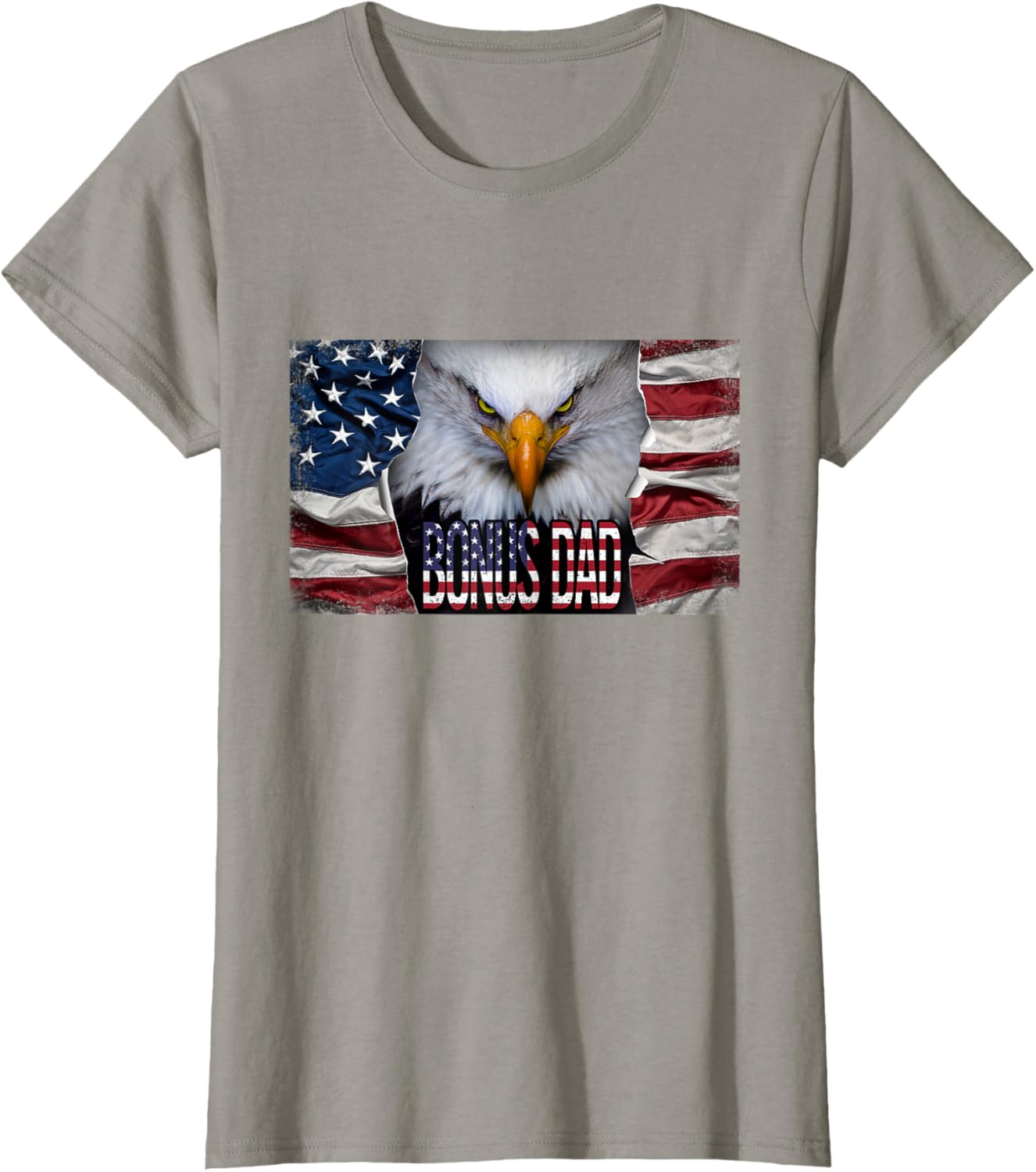 Womens Dad Eagle Shirt, American Bald Eagle Eyes