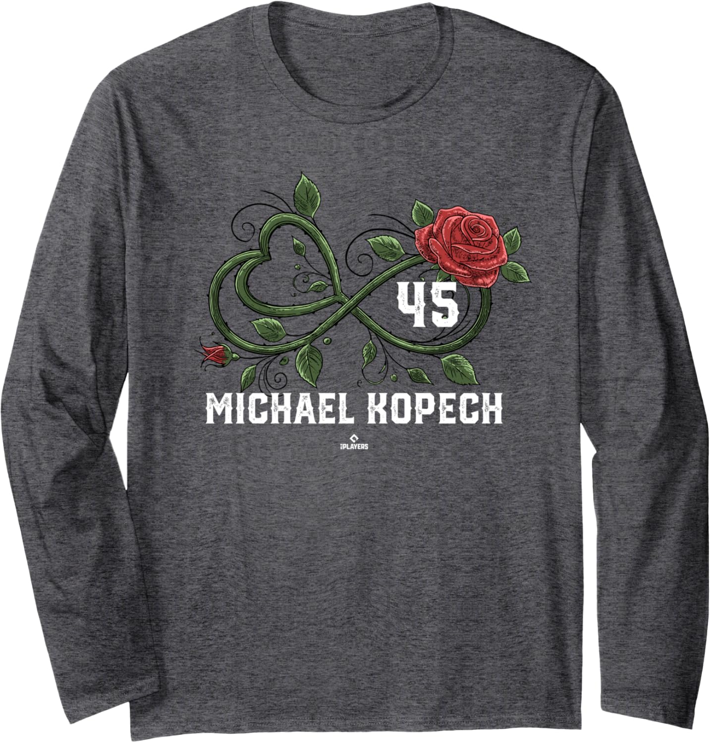 Infinite Heart Rose Thorns Michael Kopech Los Angeles Long Sleeve