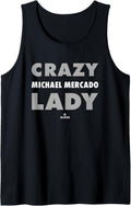 Crazy Lady for Michael Mercado Prospect Baseball Fan Gear Tank Top