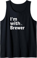 I'm With Michael Brewer Prospect Baseball Fan Gear Tank Top
