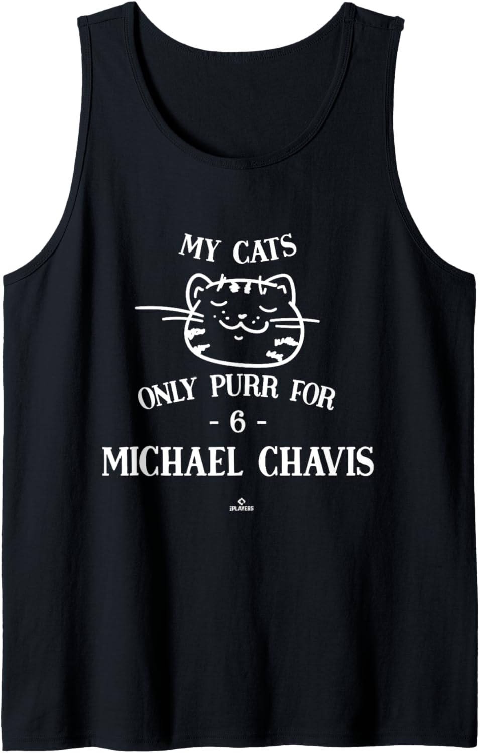 Cat Lovers for Michael Chavis Washington MLBPA Tank Top