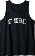 St. Michael AK Vintage Athletic Sports JS02 Tank Top