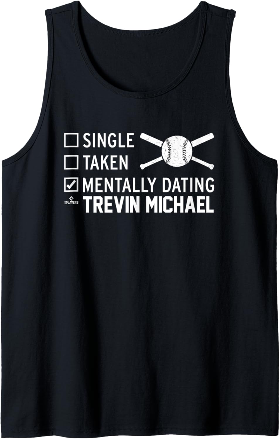 Mentally Dating Trevin Michael Prospect Baseball Fan Gear Tank Top