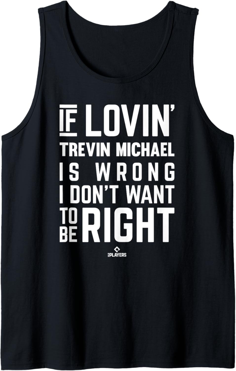 If Loving Trevin Michael Prospect Baseball Fan Gear Tank Top