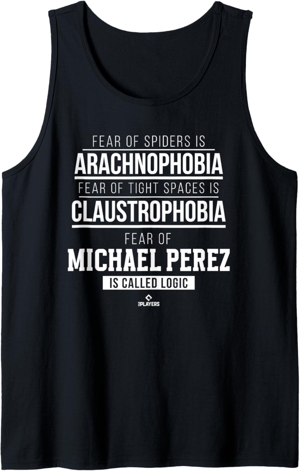 Fear of Michael Perez Prospect Baseball Fan Gear Tank Top