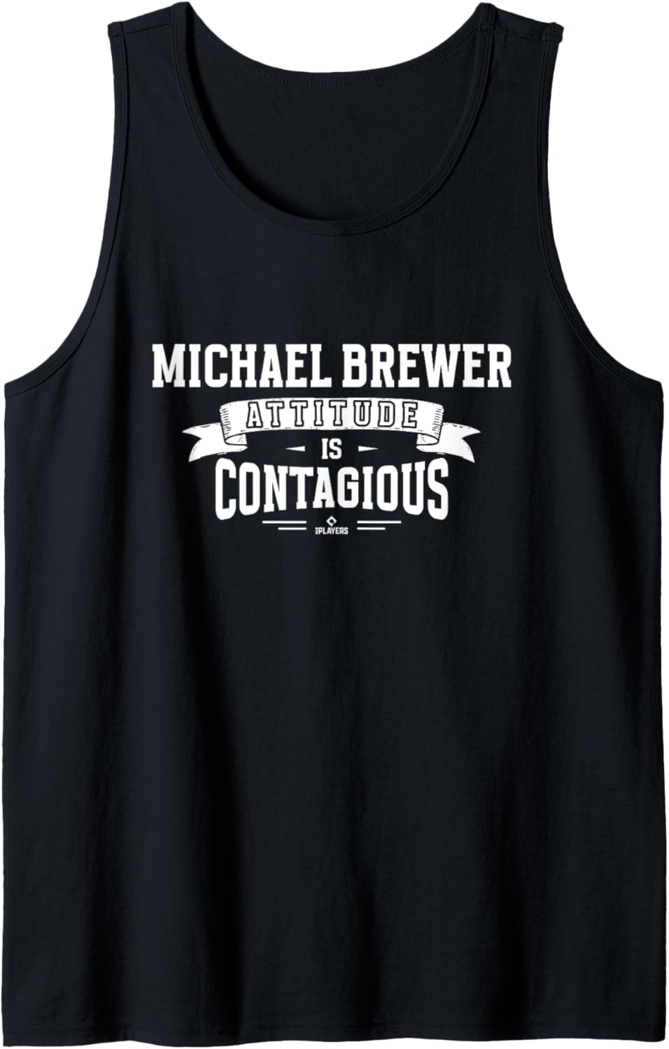 Attitude Is Contagious Michael Brewer Prospect Baseball Fan Tank Top