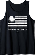 Flag Stripes Michael Petersen Prospect Baseball Fan Gear Tank Top