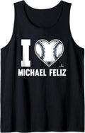 I Heart Michael Feliz Prospect Baseball Fan Gear Tank Top
