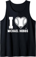 I Heart Michael Hobbs Prospect Baseball Fan Gear Tank Top