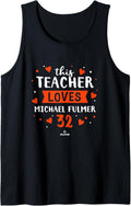 This Teacher Loves Michael Fulmer Detroit Baseball Player Tank Top