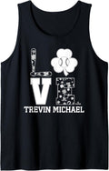 St Patrick's Day Love Floral Trevin Michael Prospect Tank Top