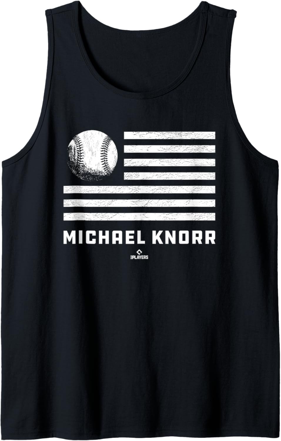 Flag Stripes Michael Knorr Prospect Baseball Fan Gear Tank Top