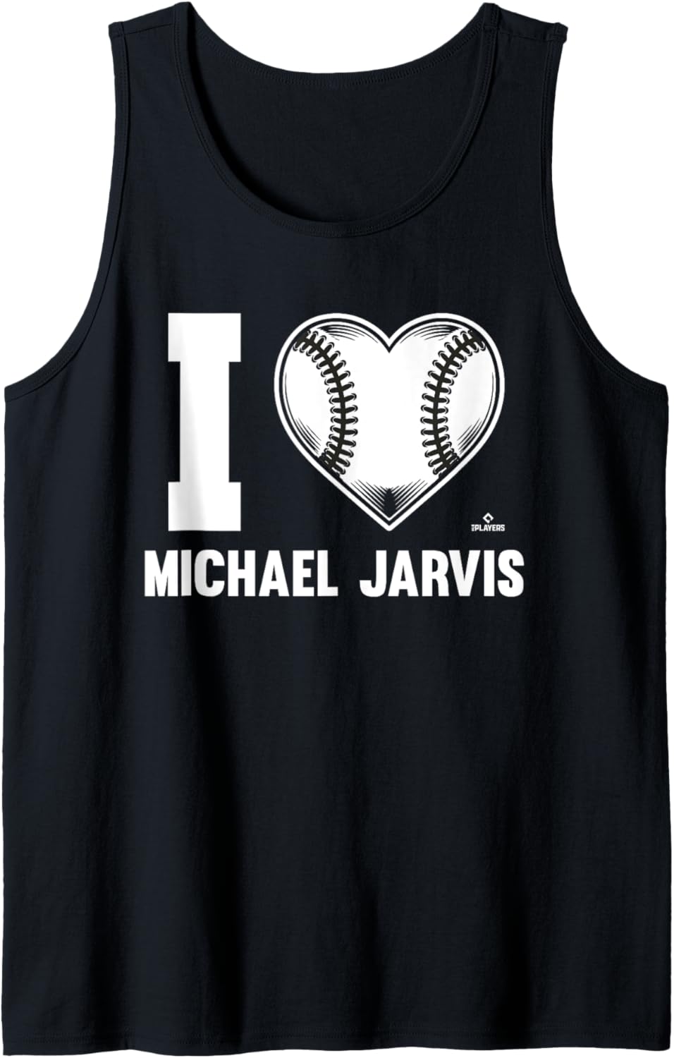 I Heart Michael Jarvis Prospect Baseball Fan Gear Tank Top