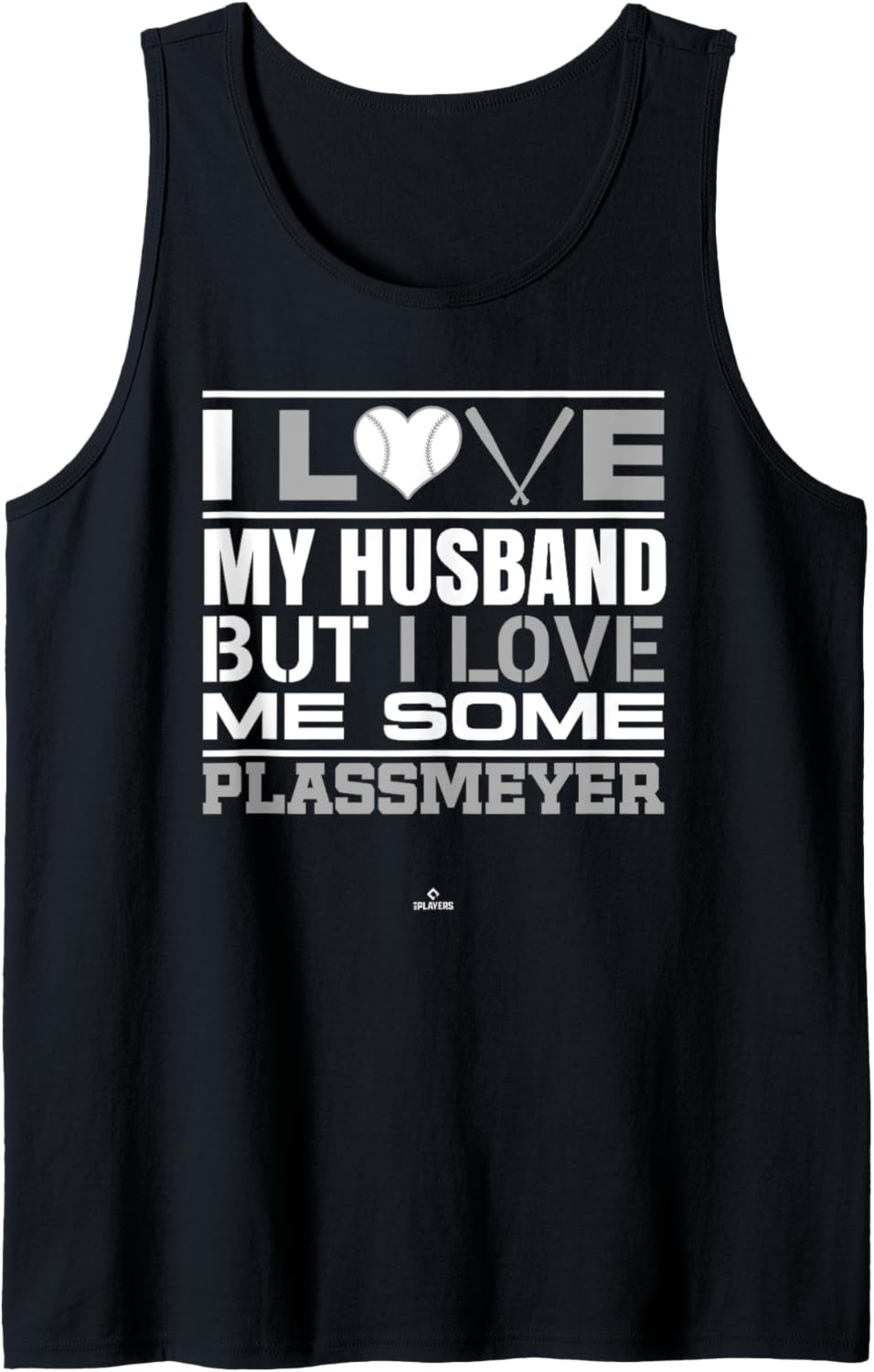 I Love My Husband Michael Plassmeyer Prospect Baseball Fan Tank Top