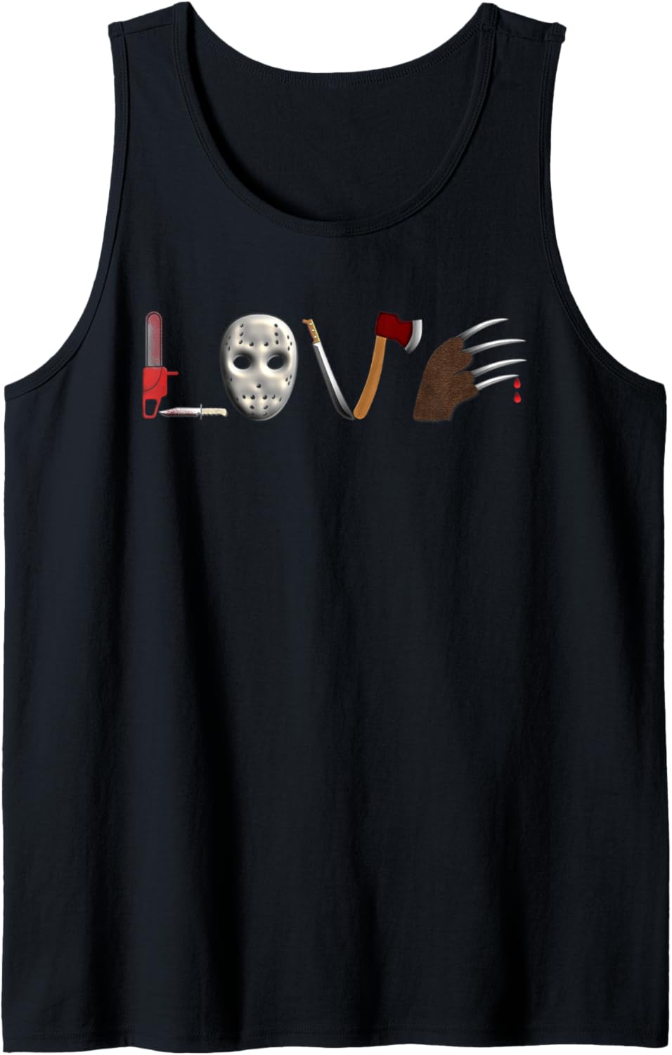 I love Horror Movies - Scary Movie Tank Top