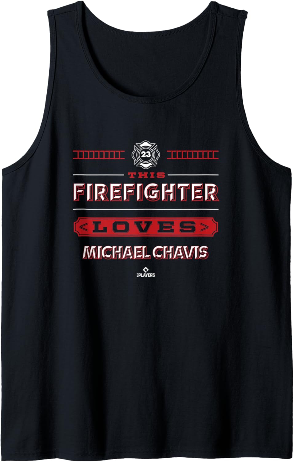 This Firefighter Loves Michael Chavis Tank Top