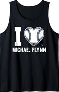 I Heart Michael Flynn Prospect Baseball Fan Gear Tank Top