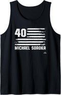 Flag Stripes Michael Soroka Chicago Baseball MLBPA Tank Top