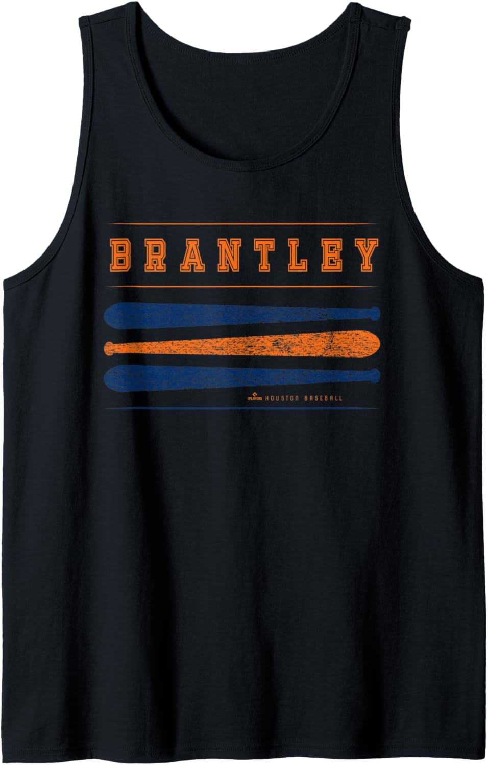 Vintage Baseball Bat Gameday Michael Brantley Houston MLBPA Tank Top