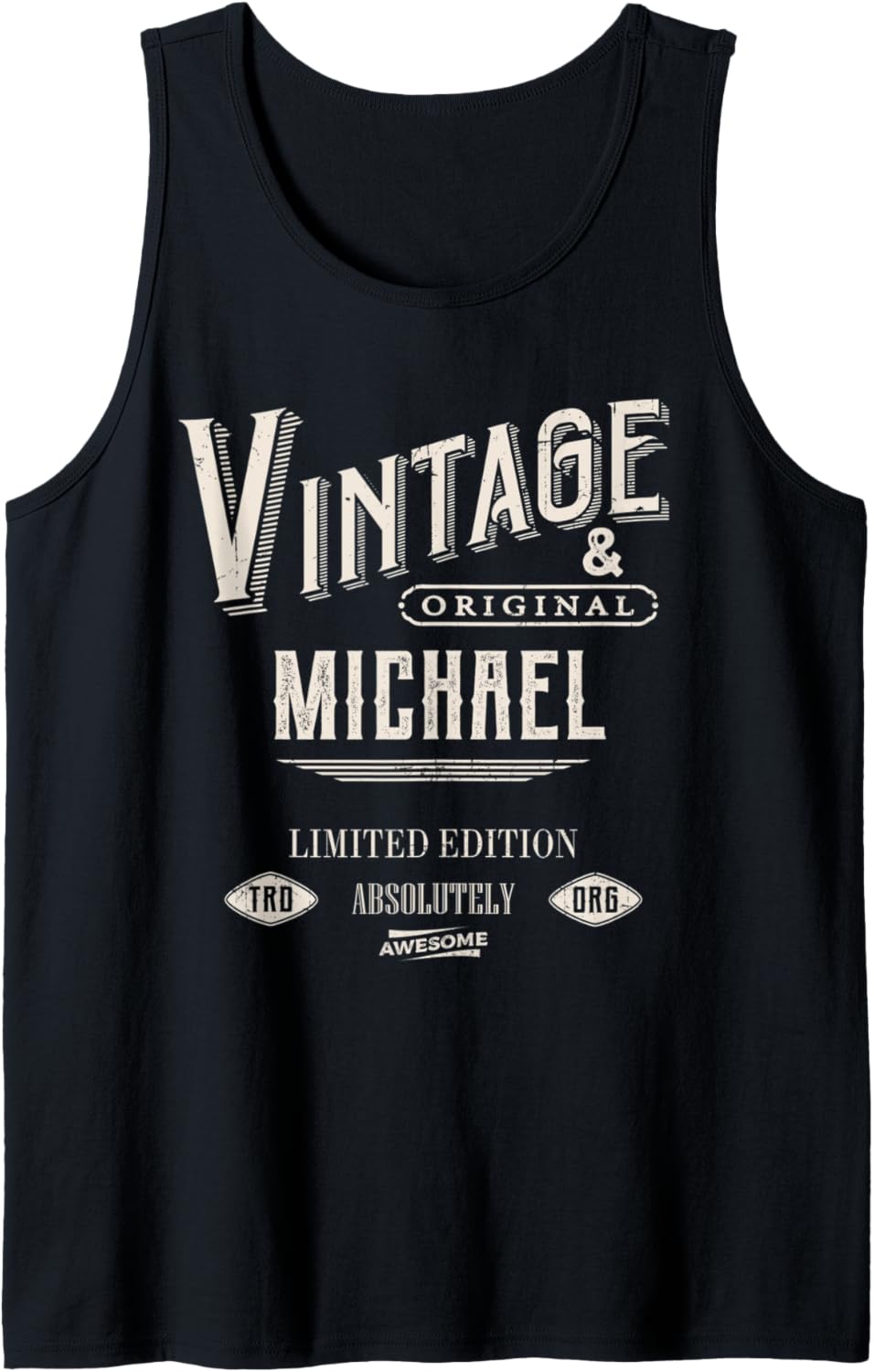 Mens Michael Vintage Tank Top