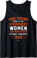 God Found the Strongest Michael Conforto Fans MLBPA New York Tank Top