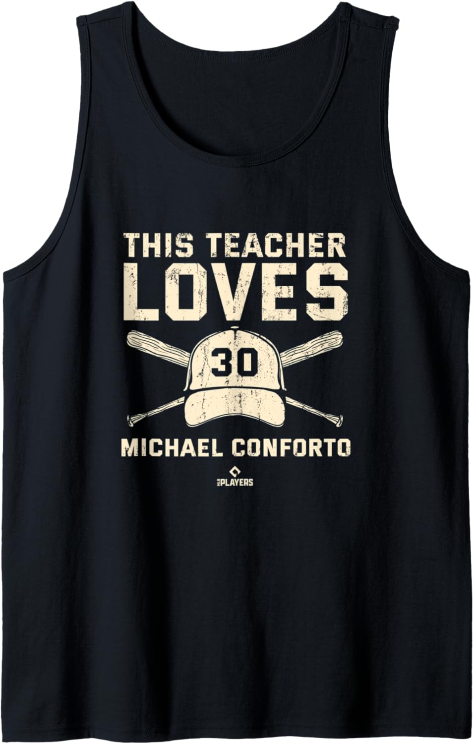 This Teacher Loves Michael Conforto New York Baseball Player Tank Top