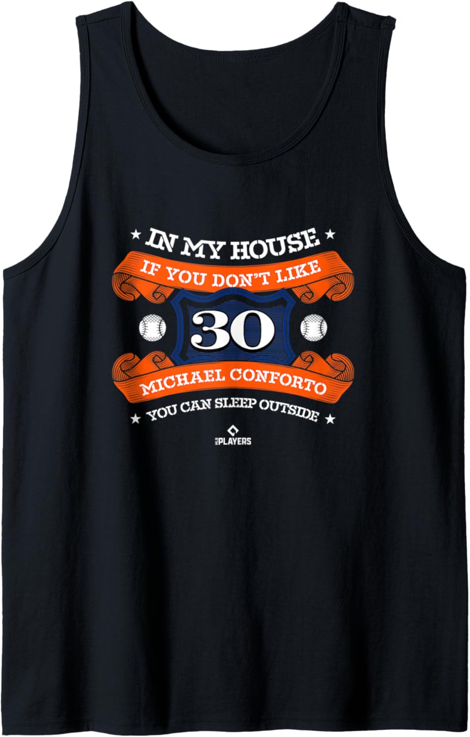 In My House Michael Conforto Baseball Player MLBPA Tank Top