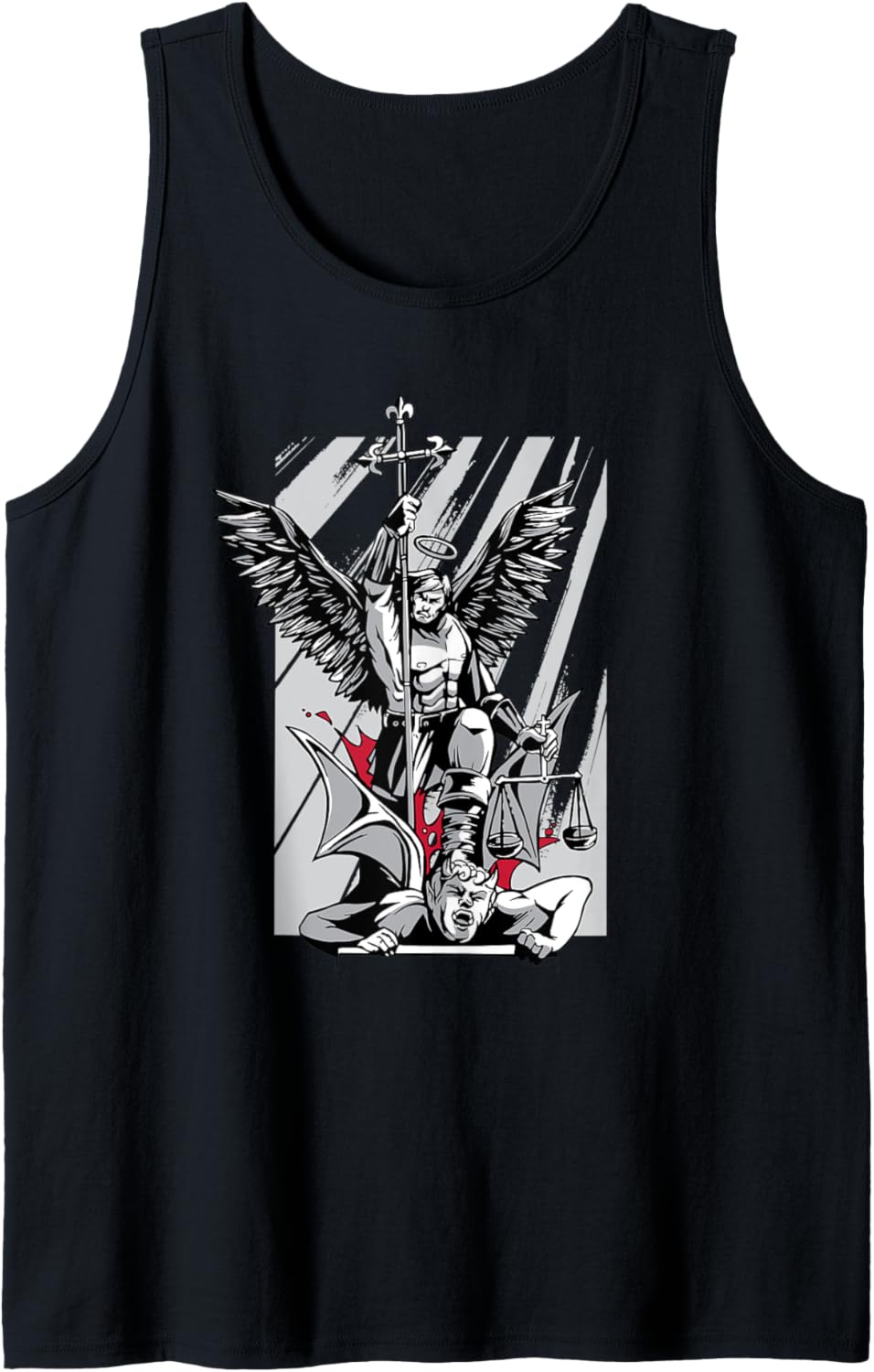 Saint Michael The Archangel Heavenly Tank Top