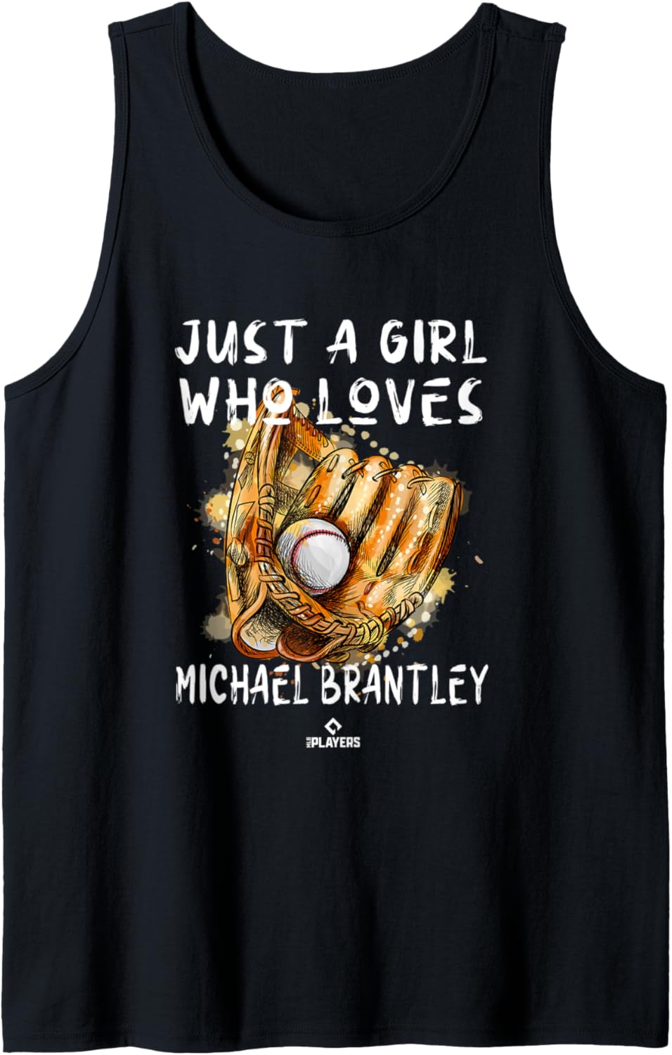 A Girl Who Loves Michael Brantley Houston MLBPA Tank Top