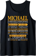 Michael First Name Shirt - Personalized Name Michael Tank Top