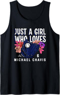 Just A Girl Who Loves Michael Chavis Washington MLBPA Tank Top