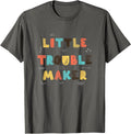 Colorful Lettering Little Troublemaker